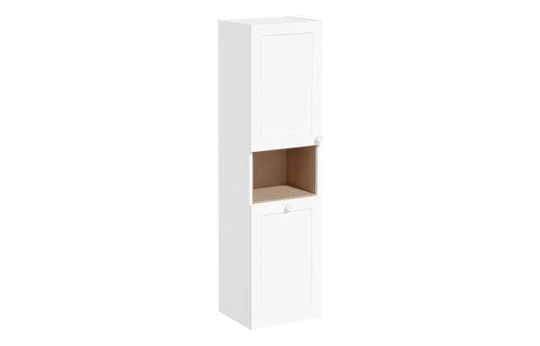 VitrA Root Classic 40cm 2 Door Semi-Tall Unit w/Laundry Basket (LH Hinge) - Matt White